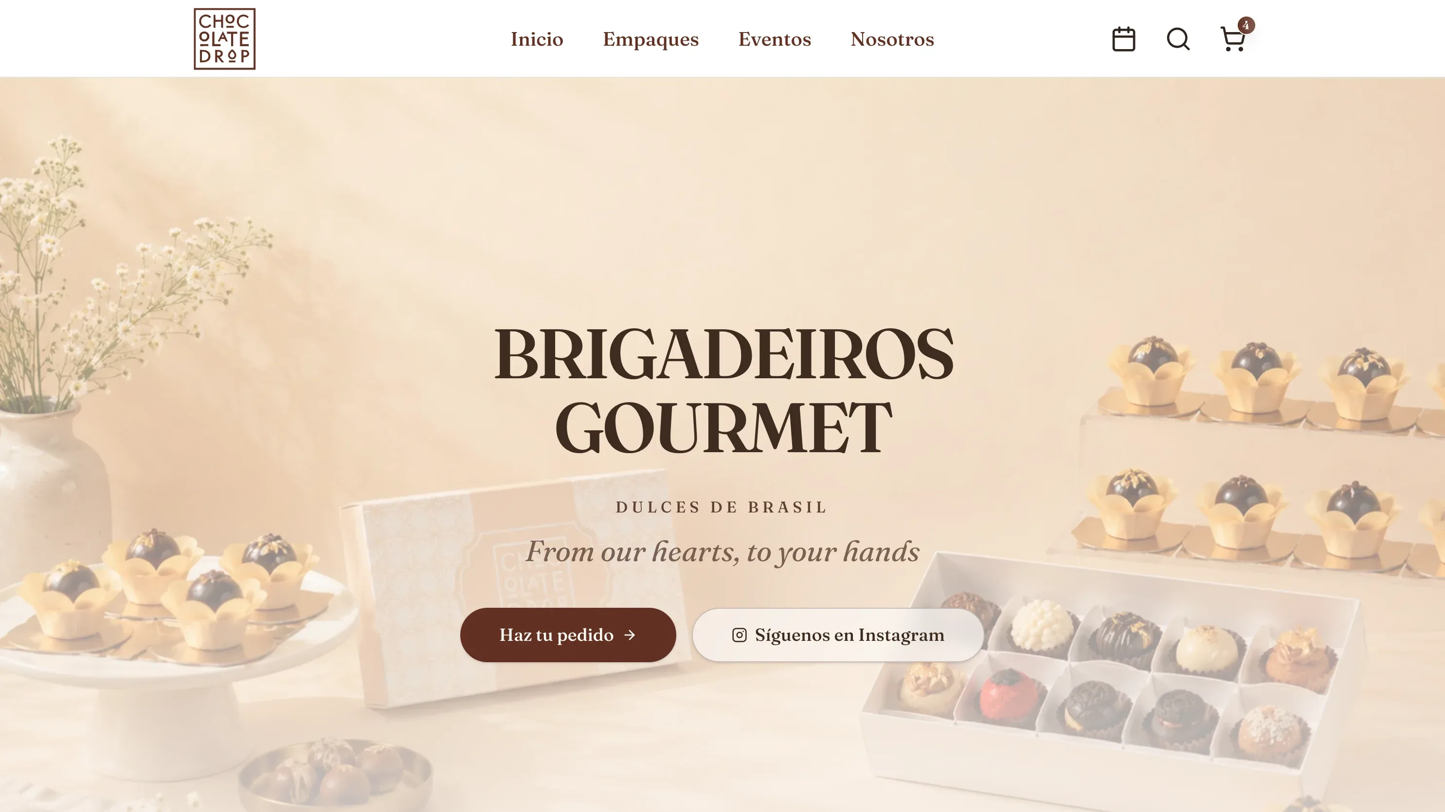 Chocolate Drop — tienda en línea